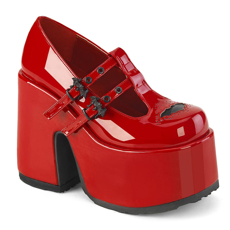 Demonia CAMEL-55 Red Patent 6