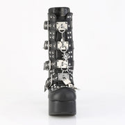 Demonia CHARADE-118 Ankle Boot (Black Vegan Leather)