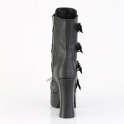 Demonia CHARADE-118 Ankle Boot (Black Vegan Leather)