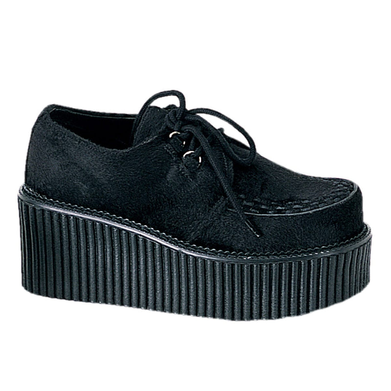 Demonia CREEPER-202 Sneaker (Black Fur)