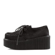 Demonia CREEPER-202 Sneaker (Black Fur)