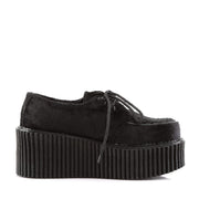 Demonia CREEPER-202 Sneaker (Black Fur)