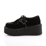 Demonia CREEPER-219 Sneaker (Black Velvet)