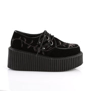 Demonia CREEPER-219 Sneaker (Black Velvet)