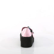 Demonia CREEPER-230 Mary Jane (Baby Pink Holo Patent)