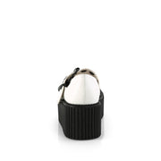 Demonia CREEPER-230 White Vegan Leather