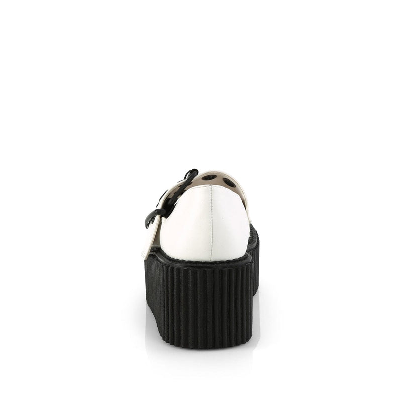 Demonia CREEPER-230 White Vegan Leather