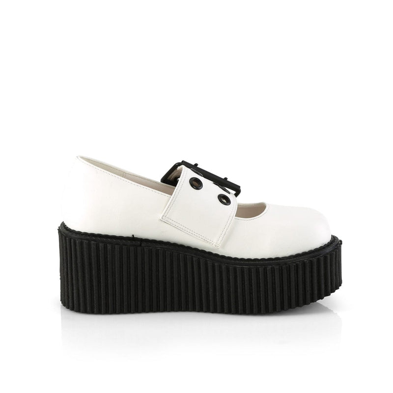 Demonia CREEPER-230 White Vegan Leather