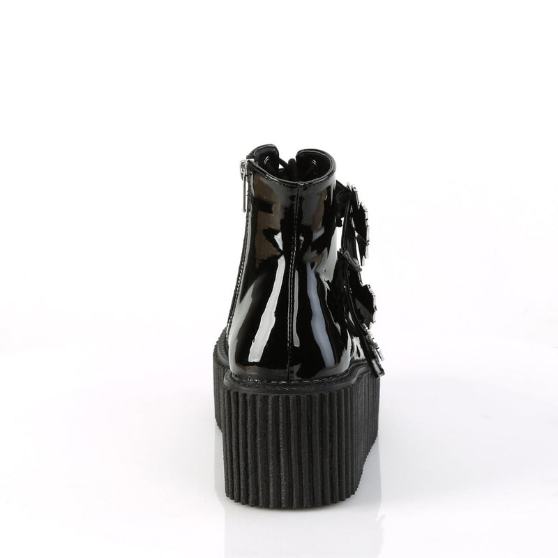 Demonia CREEPER-260 Sneaker (Black Patent)