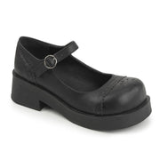 Demonia CRUX-07 Mary Jane (Black Vegan Leather)