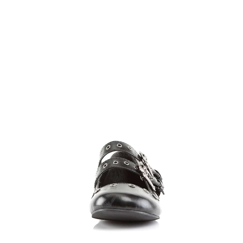 Demonia DAISY-03 Mary Jane (Black Vegan Leather)