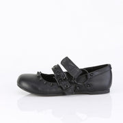 Demonia DAISY-08 Mary Jane (Black Vegan Leather)