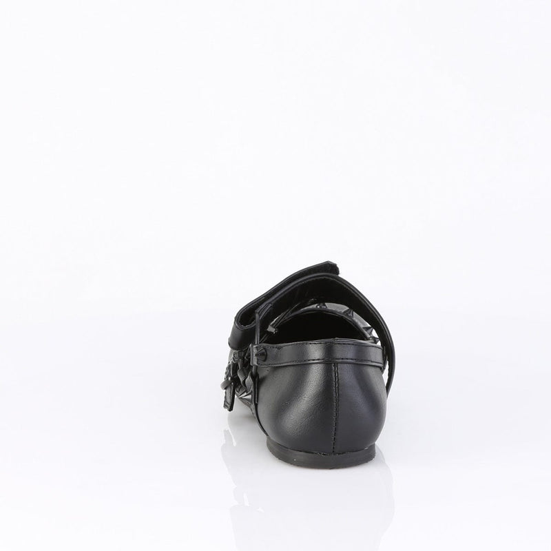 Demonia DAISY-08 Mary Jane (Black Vegan Leather)