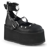 Demonia DAMNED-56 Black Vegan Leather 6