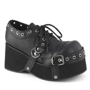 Demonia DANK-28 Sneaker (Black Vegan Leather) 5