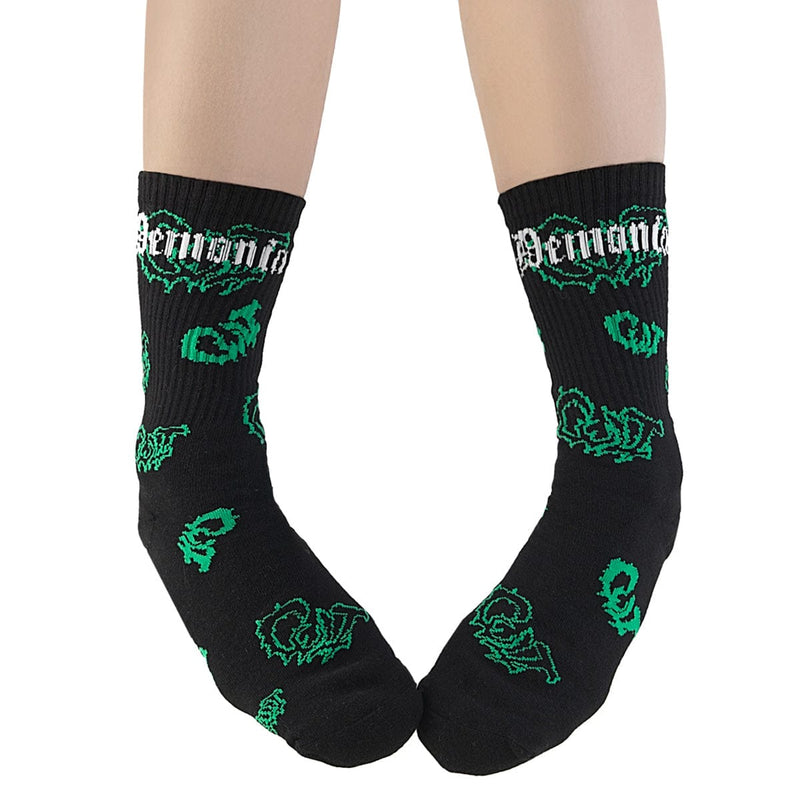 Demonia Demonia Athletic Crew Socks