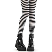 Demonia Demonia Pantyhose DH-440 Black-White Nylon