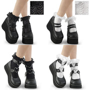 Demonia Demonia Ruffle Ankle Socks
