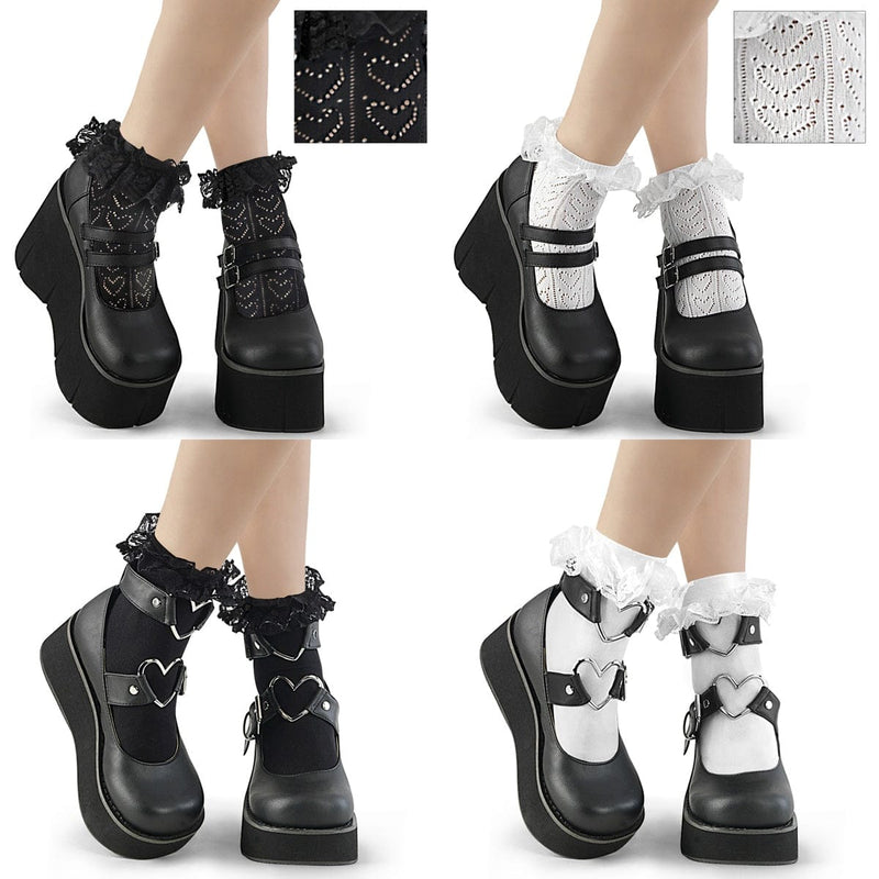 Demonia Demonia Ruffle Ankle Socks
