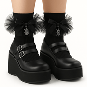 Demonia Demonia Ruffle Charm Socks