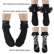 Demonia Demonia Ruffle Charm Socks