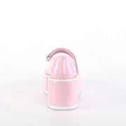Demonia DOLLIE-01 Mary Jane (Baby Pink Holo Patent)