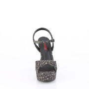 Demonia DOLLY-09 Sandal (Black Multi Glitter)