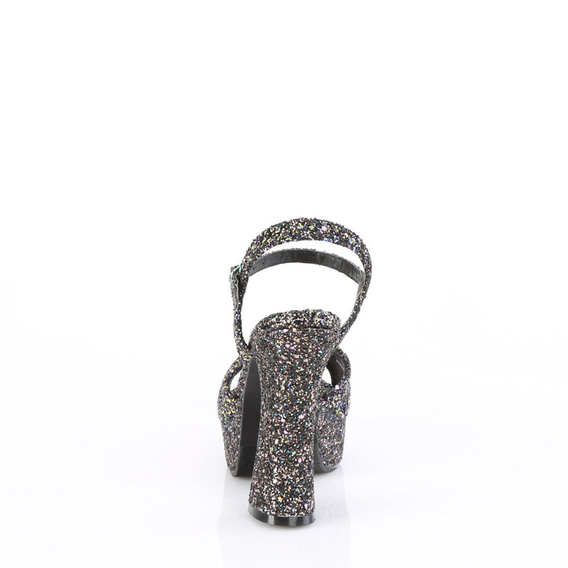 Demonia DOLLY-09 Sandal (Black Multi Glitter)