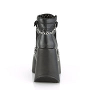 Demonia DYNAMITE-101 Ankle Boot (Black Vegan Leather-Vegan Suede)