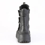 Demonia ECHO-110 Mid-Calf Boot (Black Vegan Leather)