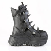 Demonia ECHO-110 Mid-Calf Boot (Black Vegan Leather)