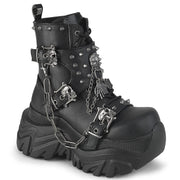 Demonia ECHO-60 Ankle Boot (Black Vegan Leather)