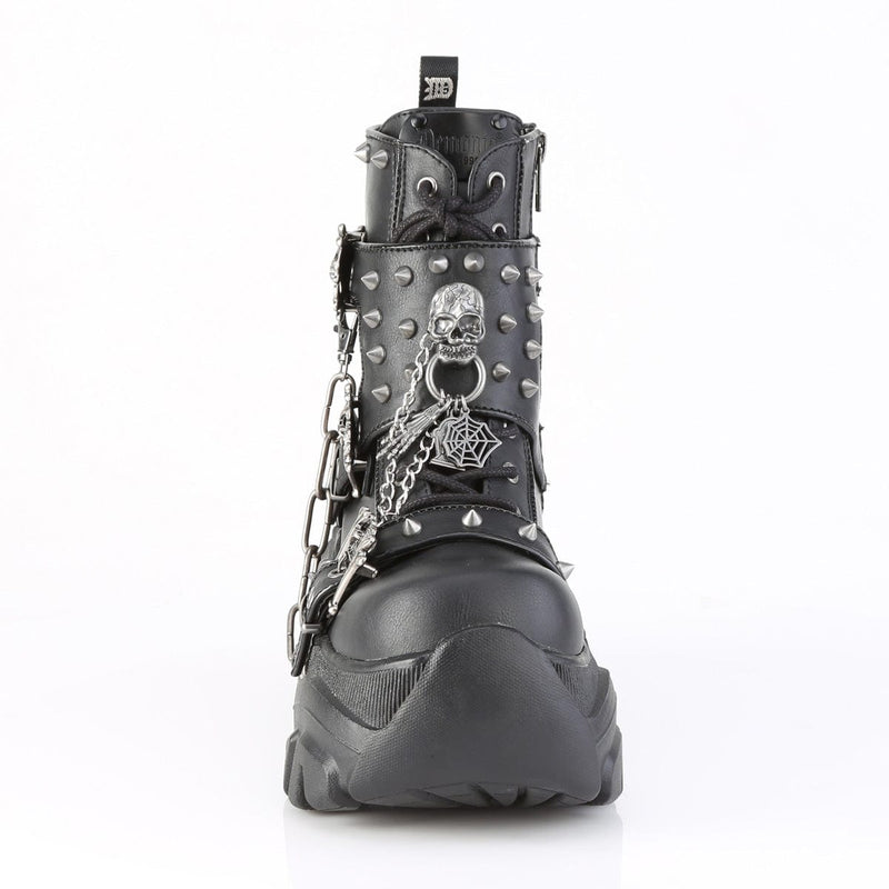 Demonia ECHO-60 Ankle Boot (Black Vegan Leather)