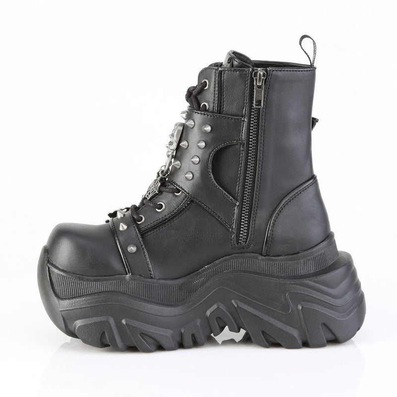 Demonia ECHO-60 Ankle Boot (Black Vegan Leather)