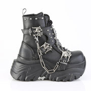 Demonia ECHO-60 Ankle Boot (Black Vegan Leather)