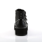 Demonia EMILY-315 Ankle Boot (Black Vegan Leather)