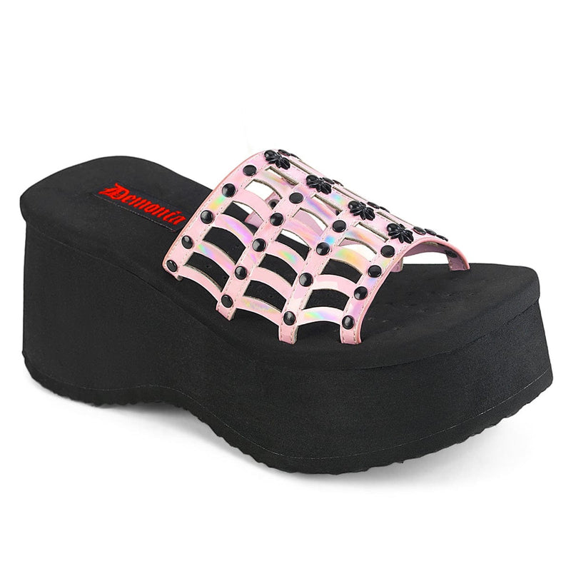 Demonia FUNN-13 Baby Pink Hologram Patent