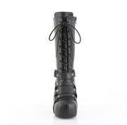 Demonia GOTHIKA-152 Mid-Calf Boot (Black Vegan Leather)