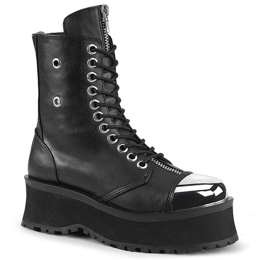 Demonia GRAVEDIGGER-10 Ankle Boot (Black Vegan Leather) 4