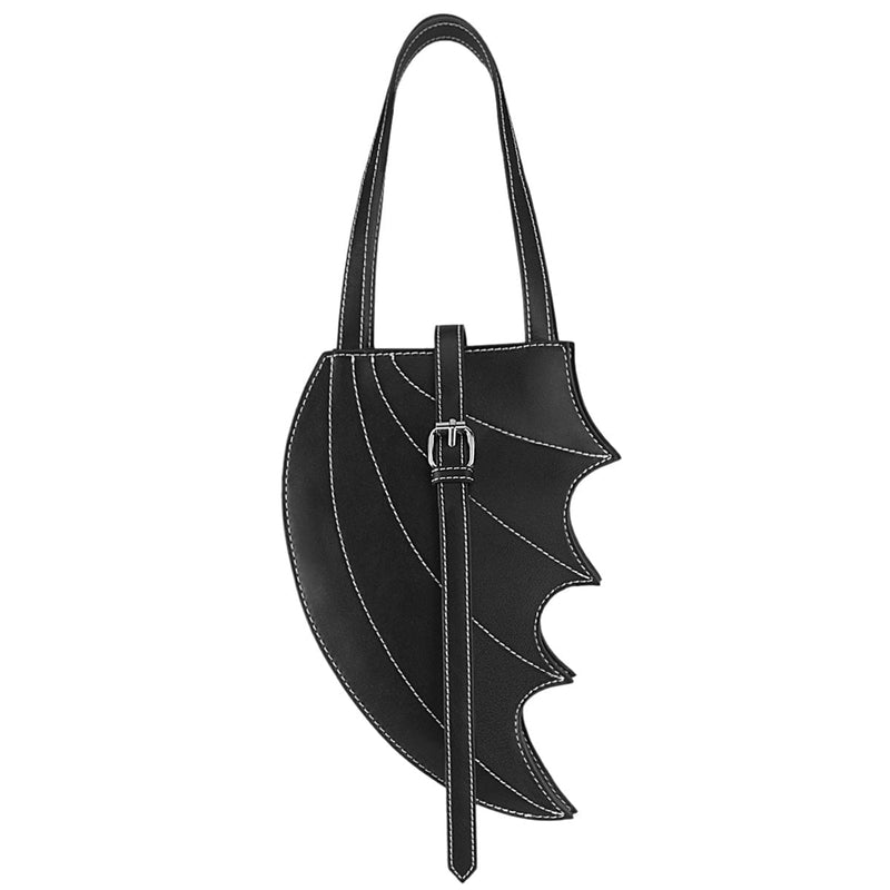 Demonia HB-215 Batwing HandBag (Black Vegan Leather)