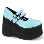 Demonia KERA-08 Mary Jane (Baby Blue Vegan Leather) 5