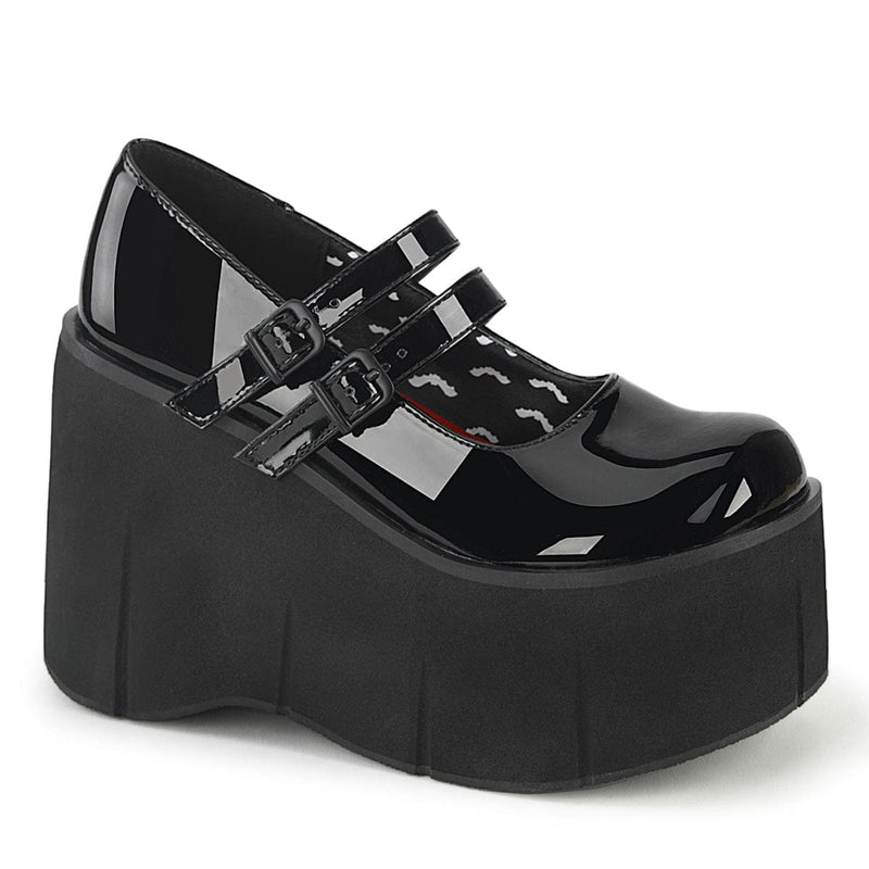 Demonia KERA-08 Mary Jane (Black Patent) 5