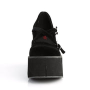Demonia KERA-10 Mary Jane (Black Velvet)