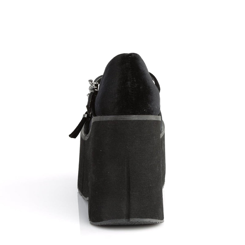 Demonia KERA-10 Mary Jane (Black Velvet)