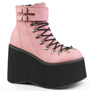 Demonia KERA-21 Ankle Boot (Baby Pink Vegan Leather)