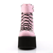 Demonia KERA-21 Ankle Boot (Baby Pink Vegan Leather)
