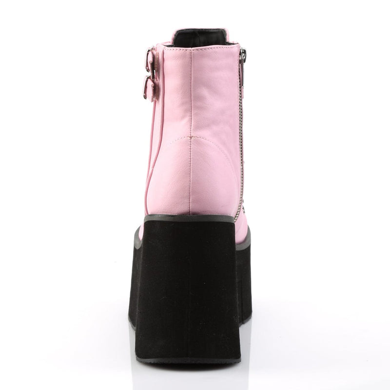 Demonia KERA-21 Ankle Boot (Baby Pink Vegan Leather)