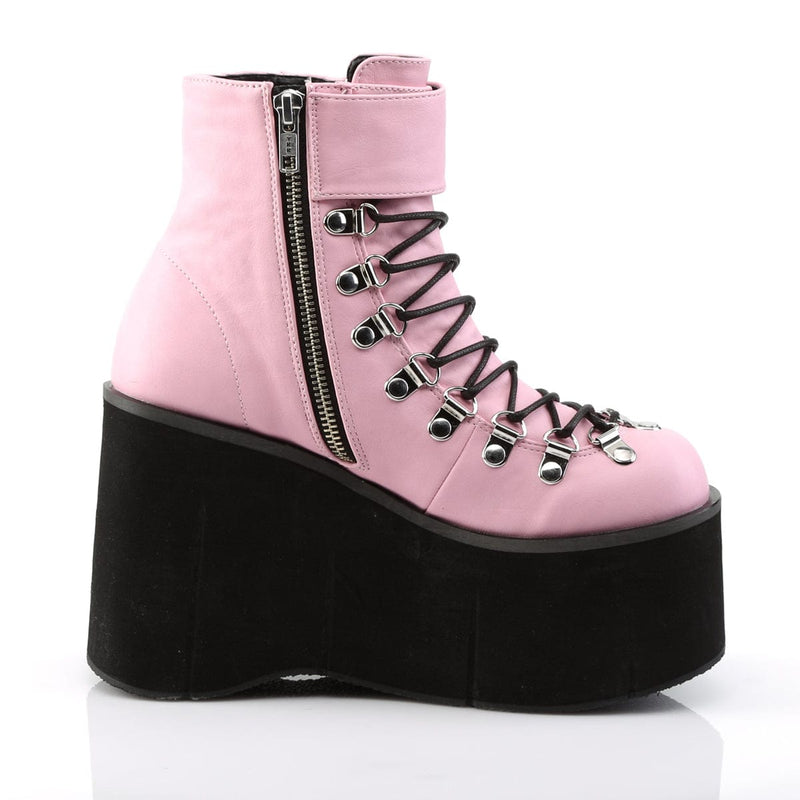 Demonia KERA-21 Ankle Boot (Baby Pink Vegan Leather)