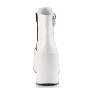 Demonia KERA-21 Ankle Boot (White Vegan Leather)