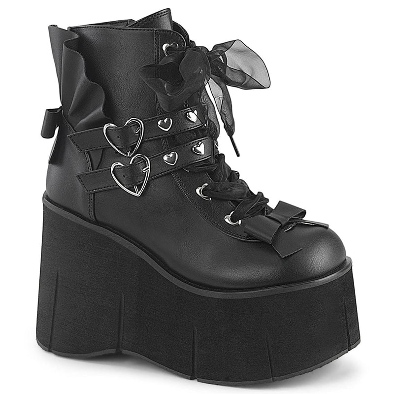 Demonia KERA-55 Ankle Boot (Black Vegan Leather) 5